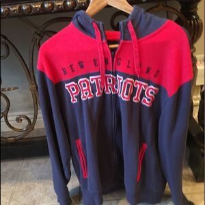 NFL Patriots Zip Up Hoodie